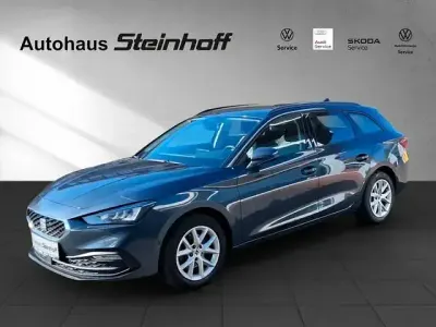 Brugt Seat Leon ST Style 150 HK (110 kW) 2021 Sort Stationcar