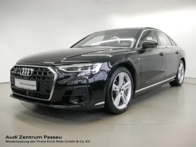 Brugt Audi A8 S-Line 460 HK (338 kW) 2022 Sort Sedan
