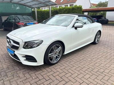 Brugt Mercedes E200 AMG line 184 HK (135 kW) 2018 Hvid Cabriolet
