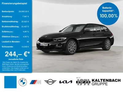 Gebraucht BMW 320e M Sport 204 PS (150 kW) 2021 Schwarz Kombi