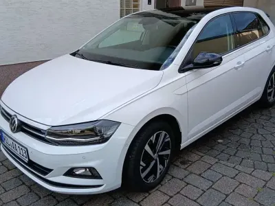 Gebraucht VW Polo IQ Drive 95 PS (69 kW) 2019 Weiß Kleinwagen