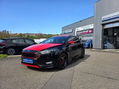 Brugt Ford Focus ST-Line 182 HK (133 kW) 2017 Sort Sedan