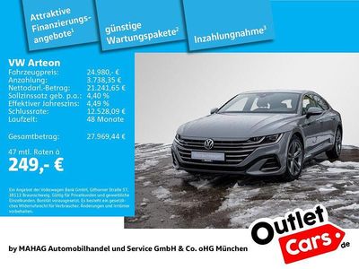 Grau Gebraucht 2021 VW Arteon R-line Limousine | 24.980 € (Fairer Preis)