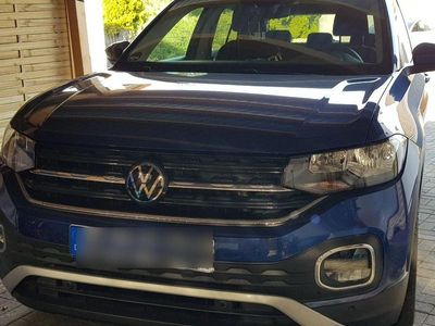Gebraucht VW T-Cross Move 95 PS (69 kW) 2023 Blau SUV