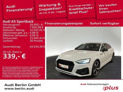 Gebraucht Audi A5 S-Line 204 PS (150 kW) 2022 Gletscherweiß metallic Limousine