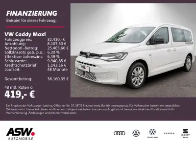 Gebraucht VW Caddy Maxi Life 114 PS (83 kW) 2022 Candyweiß Van / Kleinbus