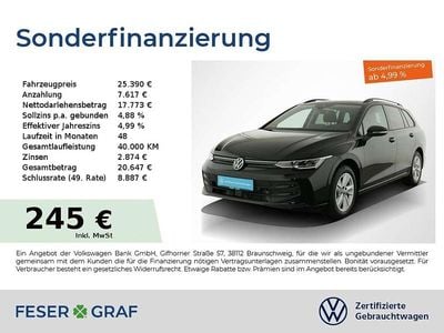 Grenadillschwarz metallic Gebraucht 2024 VW Golf VIII Life Kombi | 25.390 € (Guter Preis)