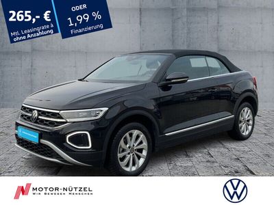 Gebraucht VW T-Roc Cabriolet Style 116 PS (85 kW) 2024 Schwarz Cabrio