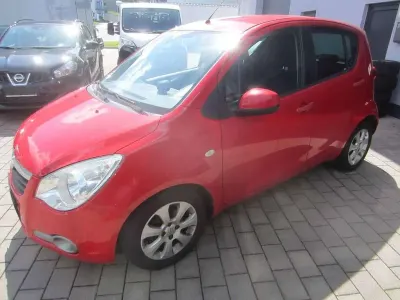 Gebraucht Opel Agila Edition 86 PS (63 kW) 2009 H:glutrot/f:tomatenrot Kleinwagen