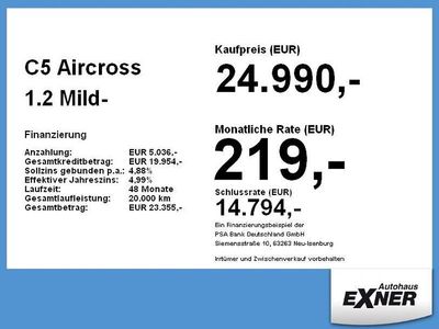 Gebraucht Citroën C5 Aircross Shine 136 PS (100 kW) 2024 Grau SUV