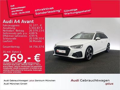 Gebraucht Audi A4 S-Line 150 PS (110 kW) 2023 Ibisweiß Kombi
