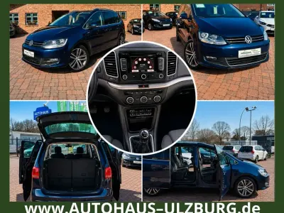 Gebraucht VW Sharan Comfortline 150 PS (110 kW) 2013 Blau Van / Kleinbus