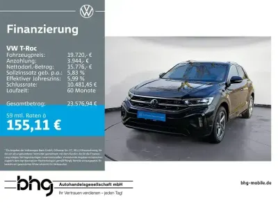 Second-hand VW T-Roc R-line 110 CP (80 kW) 2023 Negru SUV