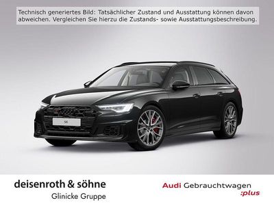 Mythosschwarz metallic Gebraucht 2024 Audi S6 Ambiente Kombi | 65.780 € (Teuer)