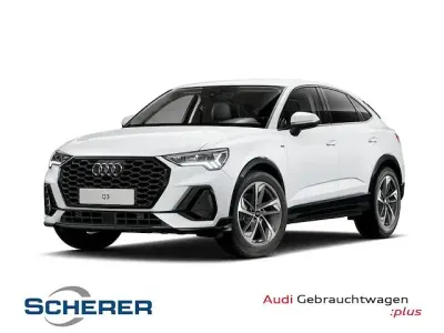 Gebraucht Audi Q3 Sportback S-Line 150 PS (110 kW) 2025 Gletscherweiß metallic SUV