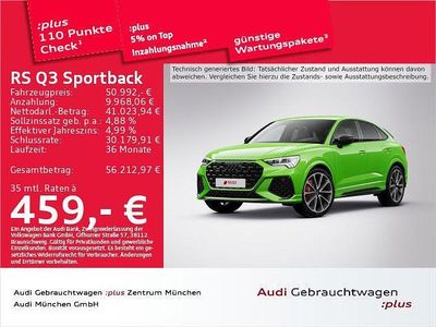 Grün Gebraucht 2021 Audi RS Q3 Sportback Sport SUV | 50.992 € (Fairer Preis)