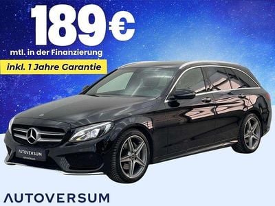 Second-hand Mercedes C200 AMG 184 CP (135 kW) 2018 Negru Break
