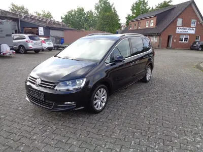 Gebraucht VW Sharan Highline 150 PS (110 kW) 2020 Schwarz Van / Kleinbus