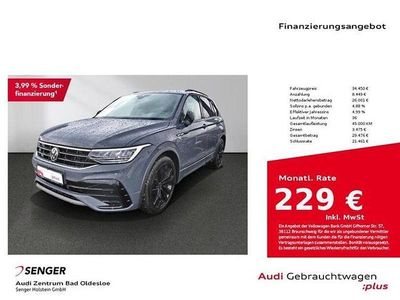 Gebraucht VW Tiguan R-line 150 PS (110 kW) 2022 Grau SUV