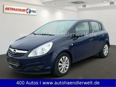 Gebraucht Opel Corsa 60 PS (44 kW) 2009 Blau Kleinwagen