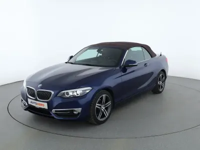 Gebraucht BMW 218 Luxury Line 136 PS (100 kW) 2018 Blau Cabrio