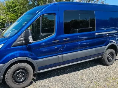 Gebraucht Ford Transit 170 PS (125 kW) 2018 Blau Van / Kleinbus