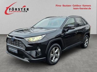Gebraucht Toyota RAV4 Hybrid Plus 218 PS (160 kW) 2021 Tiefschwarz mica metallic SUV