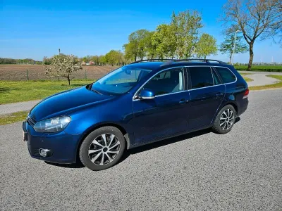 Brugt VW Golf VI 105 HK (77 kW) 2010 Blå Hatchback