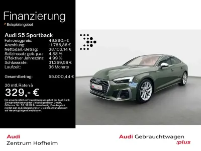 Gebraucht Audi S5 341 PS (250 kW) 2023 Distriktgrün metallic Coupé