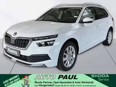 Gebraucht Skoda Kamiq Style 150 PS (110 kW) 2022 Moonweiss metallic SUV