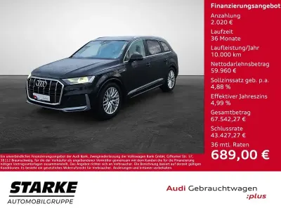 Begagnad Audi Q7 S-Line 286 HK (210 kW) 2023 Svart SUV