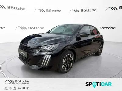 Neu Peugeot 208 Allure 101 PS (74 kW) 2025 Lackierung schwarz perla nera/typ aussenverkleidung metalliclackierung Kleinwagen