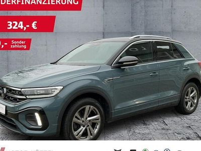 Second-hand VW T-Roc R-line 150 CP (110 kW) 2022 Albastru SUV