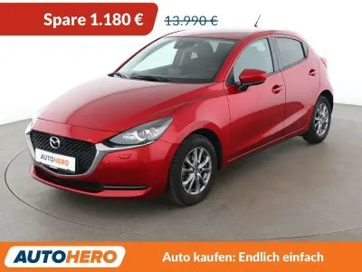 Gebraucht Mazda 2 Exclusive-Line 75 PS (55 kW) 2021 Magmarot Limousine