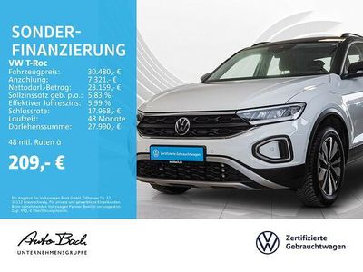 Second-hand VW T-Roc Move 150 CP (110 kW) 2024 Alb SUV