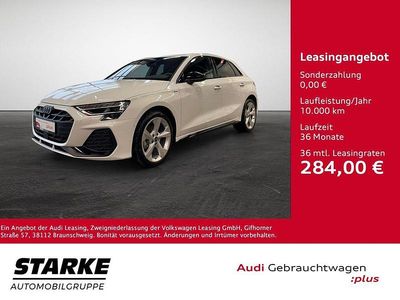 Gletscherweiß metallic Gebraucht 2025 Audi A3 S-Line Limousine | 33.830 € (Superpreis)