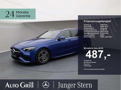 Gebraucht Mercedes C300 AMG 265 PS (194 kW) 2023 Metalliclack spektralblau Kombi