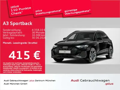 Occasion Audi A3 S-Line 204 ch (150 kW) 2025 Noir Berline