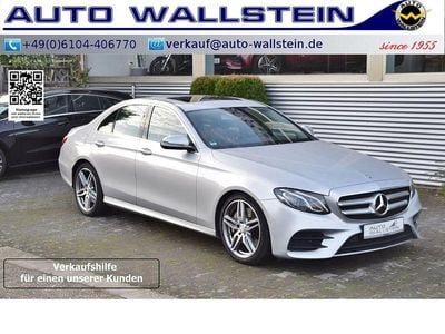 Iridiumsilbermetallic Gebraucht 2017 Mercedes E350 AMG line Limousine | 18.480 € (Guter Preis)