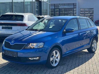 Gebraucht Skoda Rapid Cool Edition 95 PS (69 kW) 2018 Race blau metallic (metallic) Kombi