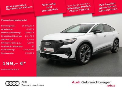 Gletscherweiss Gebraucht 2022 Audi Q4 Sportback e-tron S-Line SUV | 26.980 € (Fairer Preis)