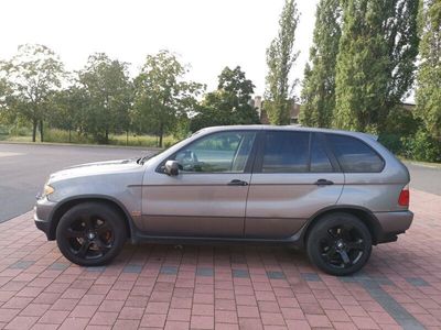 gebraucht BMW X5 E53 Xenon Vollleder Beige Automatik Schiebedach