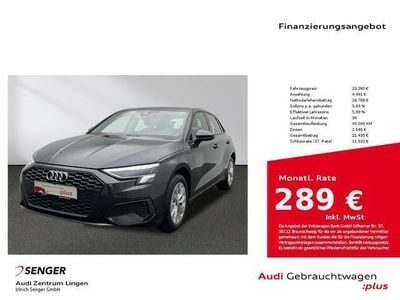 Gebraucht Audi A3 Sportback e-tron Design 204 PS (150 kW) 2021 Manhattangrau metallic Kleinwagen