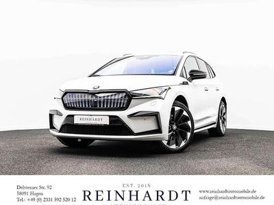 Moonweiss metallic Gebraucht 2022 Skoda Enyaq iV SportLine SUV | 32.615 € (Fairer Preis)