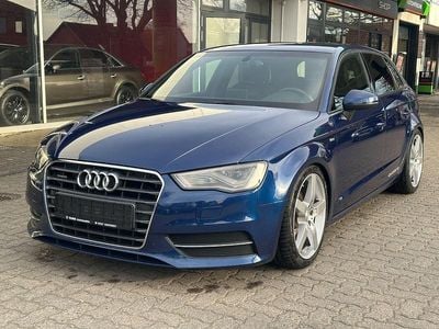 Usata Audi A3 S-Line 184 CV (135 kW) 2014 Blu Berlina