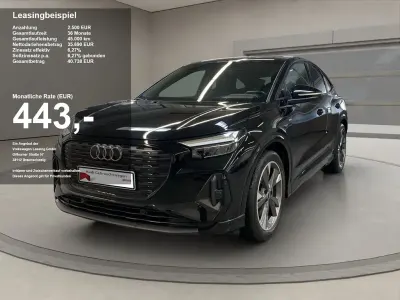 Gebraucht Audi Q4 Sportback e-tron Comfort 219 kW (299 PS) 2023 Schwarz SUV