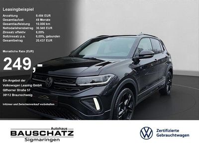Gebraucht VW T-Cross R-line 150 PS (110 kW) 2025 Deep black perleffekt SUV