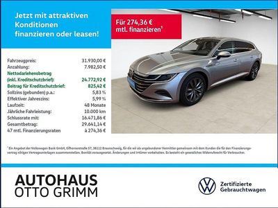 Pyritsilber metallic (metallic) Gebraucht 2024 VW Arteon Kombi | 31.930 € (Guter Preis)