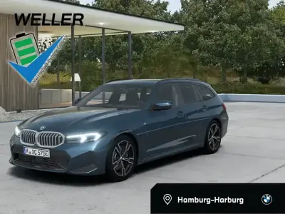 Gebraucht BMW 330e M Sport 292 PS (214 kW) 2025 Arctic race blue (blau) Kombi