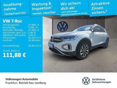 Second-hand VW T-Roc Style 116 CP (85 kW) 2025 Alb SUV